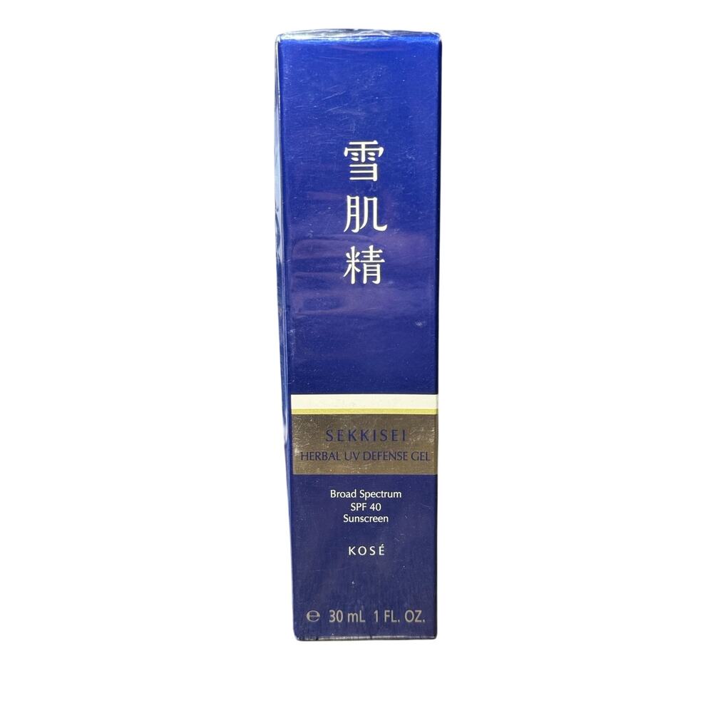 Sekkisei Herbal UV Defense Gel Broad Spectrum SPF 40 Sunscreen 1.0 Ounces